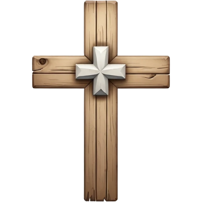 white cross sin madera  emoji