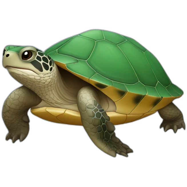 Tortue sur loutre emoji