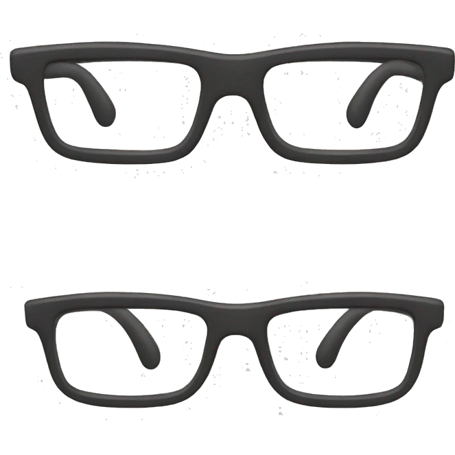 glasses for vision emoji