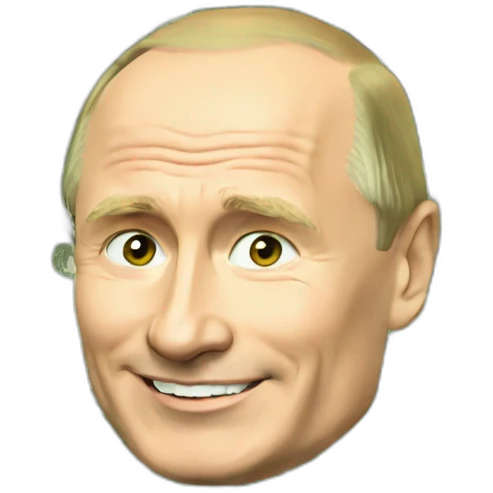Putin with lot of money happy emoji