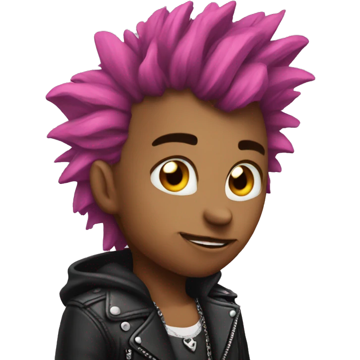 Heart punk emoji