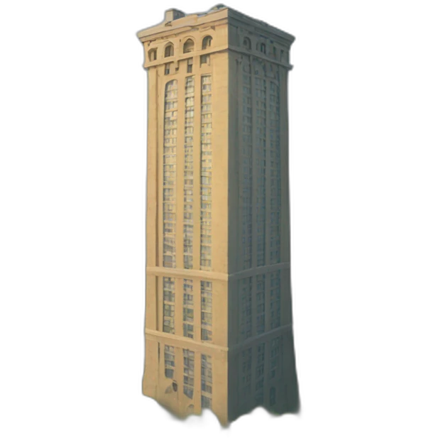 Tilted tower emoji