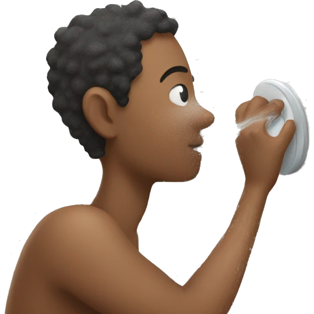 Person sanding in the shower emoji
