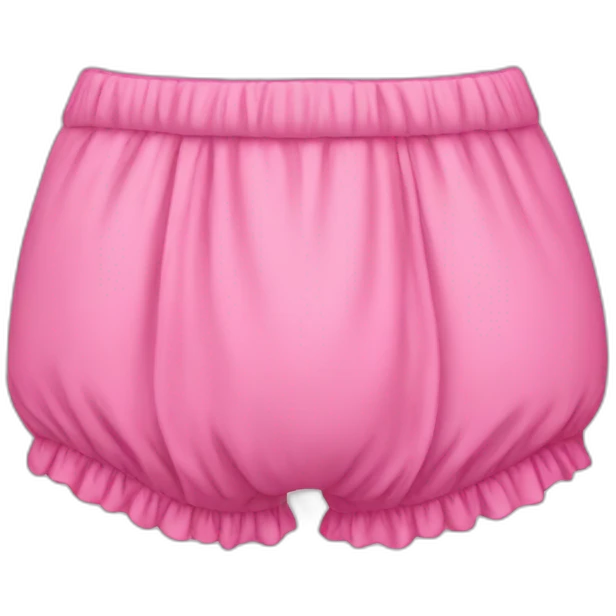 Pink bloomers emoji
