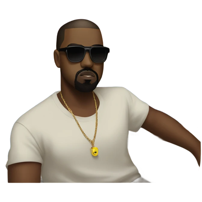 kanye west on a boat emoji