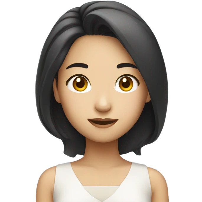 Asian women pretty emoji