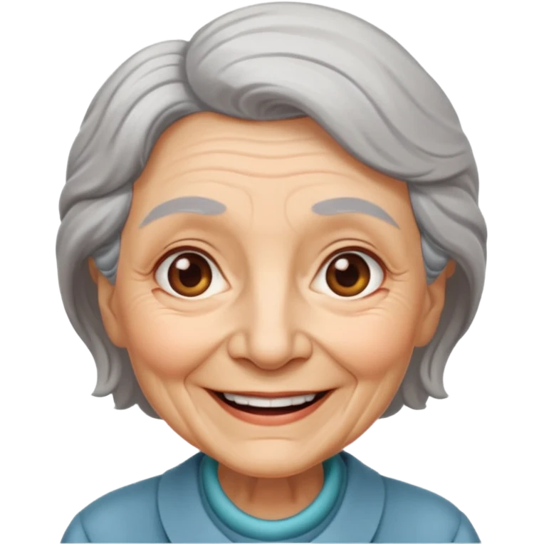 an old lady emoji