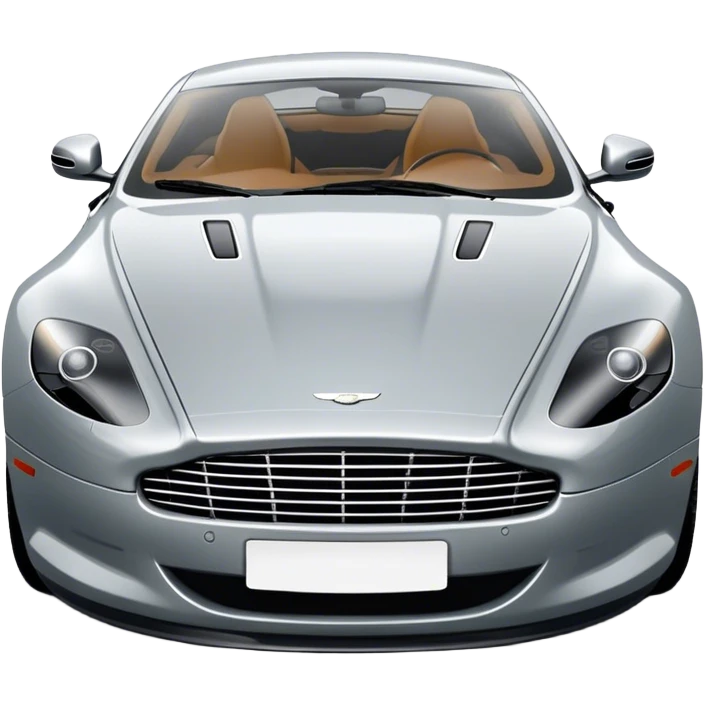 Aston Martin DB9 - Aston Martin (Model Year: 2016) (Iconic colour: Silver) emoji