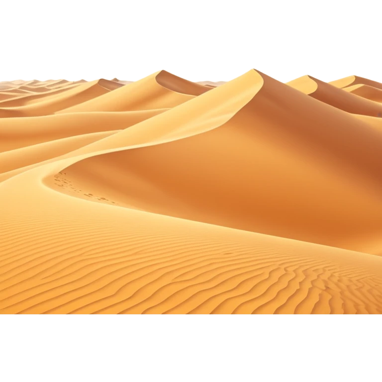 desert landscape background icon, golden sand dunes, soft sunlight, subtle wind trails, fantasy desert atmosphere, 3D cartoon style, mobile game background, clean composition, no characters, no buildings, no text, no watermark emoji