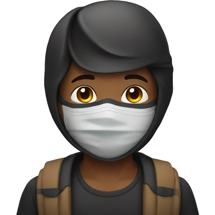 boy with mask emoji