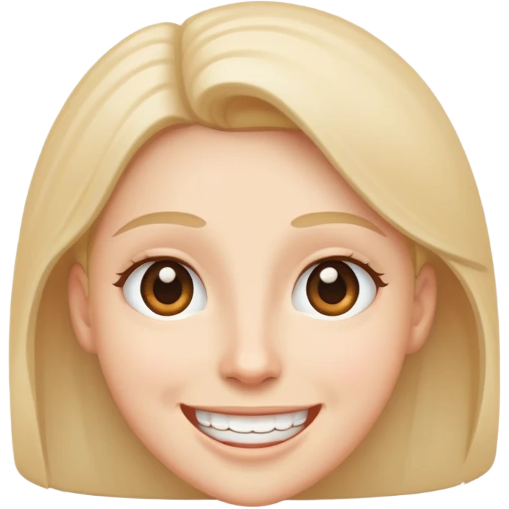 Smile with eyes wide open emoji