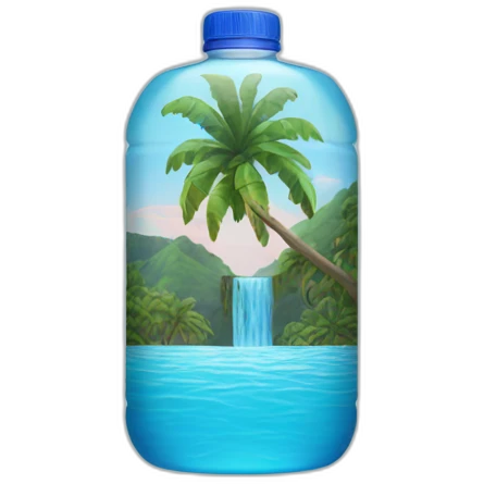 Fiji water emoji