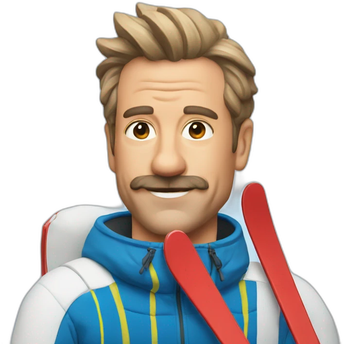 Ted lasso skiing  emoji