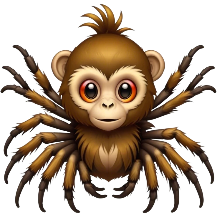 Monkey spider bird emoji