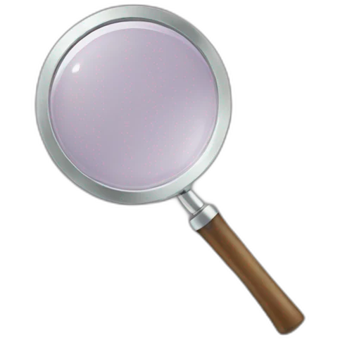 magnifying glass emoji
