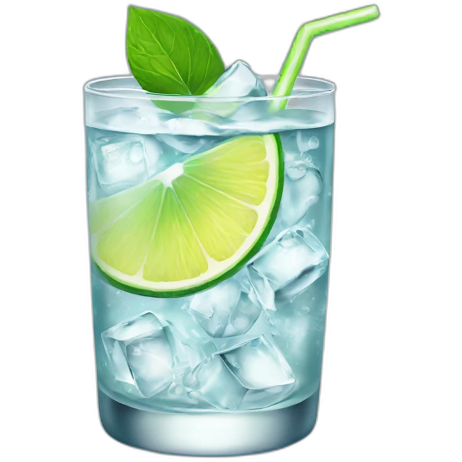 gin and tonic emoji