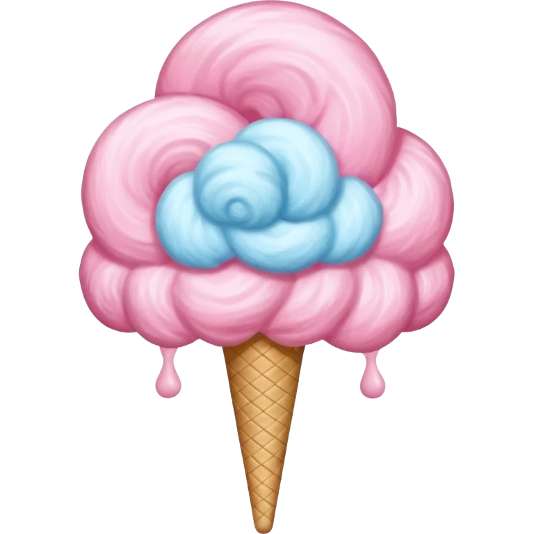 Fair cotton candy  emoji