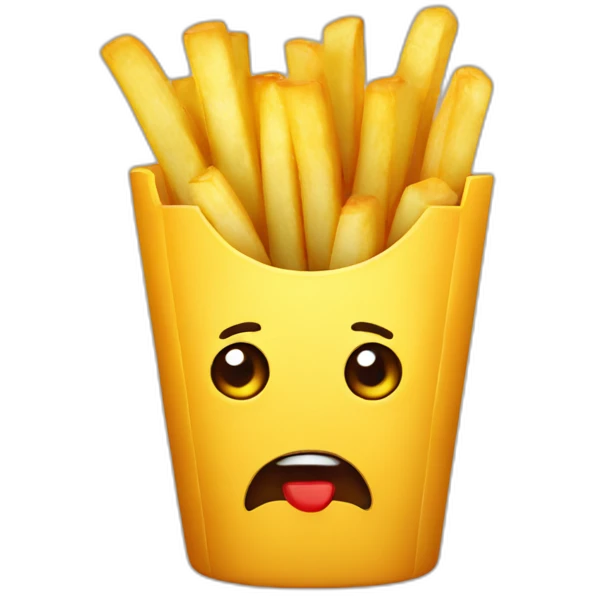 french fries emoji