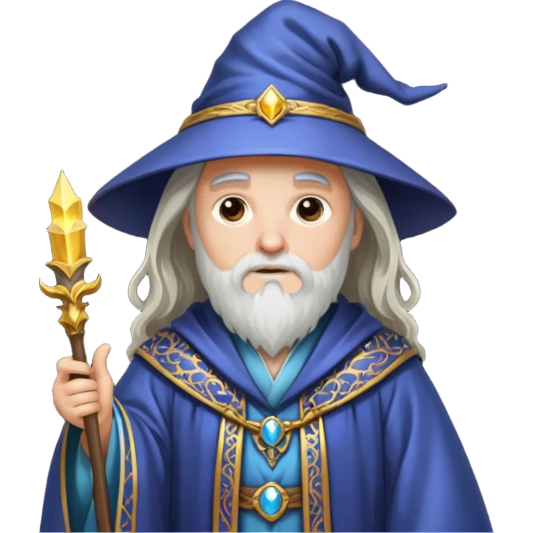 Wizard wearing bow emoji