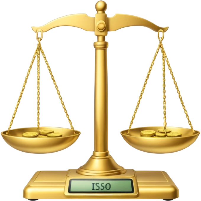 scale with money and AI written on other side emoji