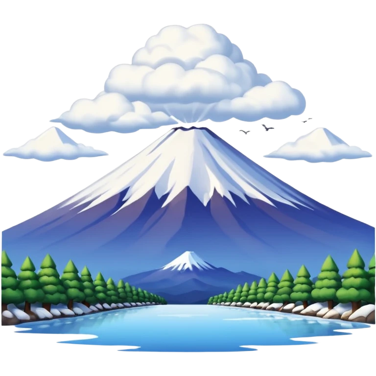 Fuji mountain emoji