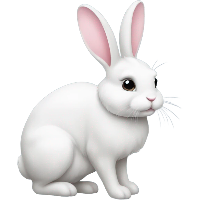 Bunny with a bow on it’s ear emoji