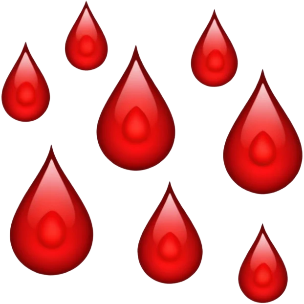 drops of blood emoji