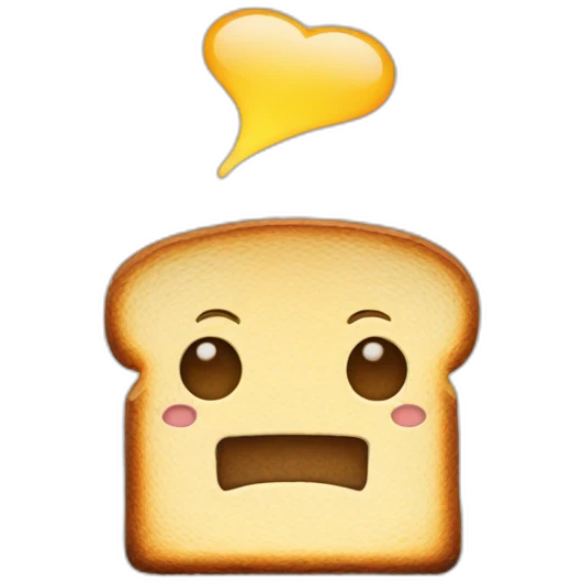a toast emoji