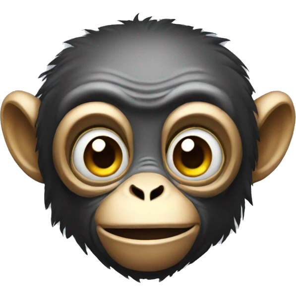 Monkey alien emoji
