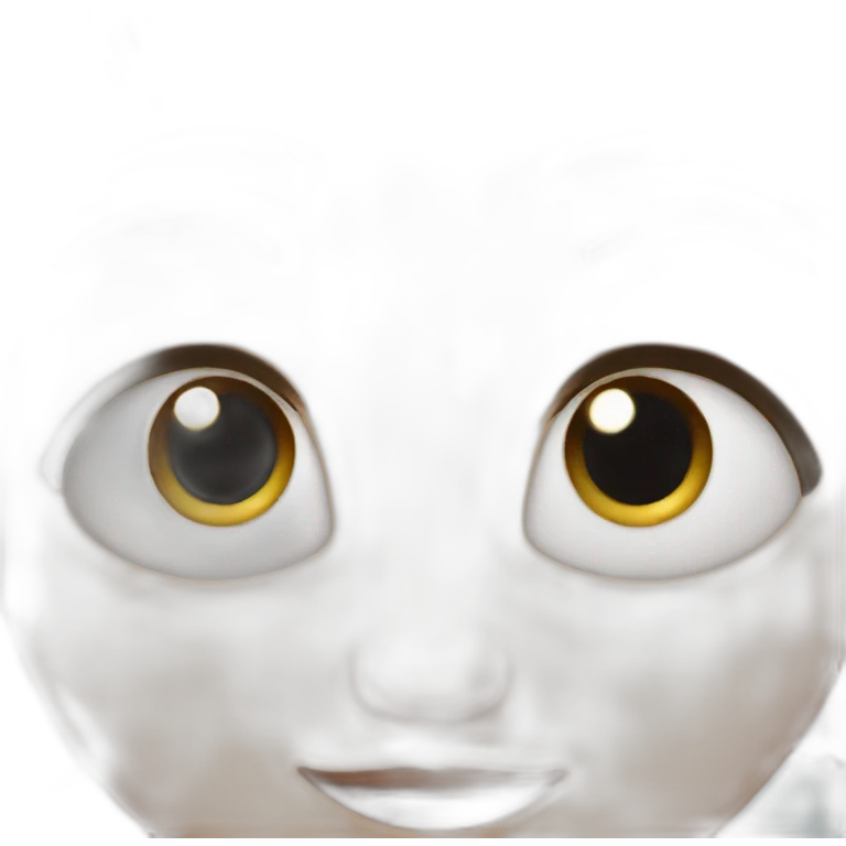 Miney with eyes emoji