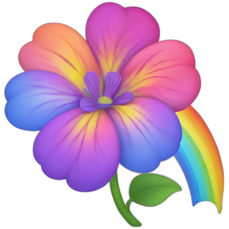 RAINBOW FLOWER  emoji