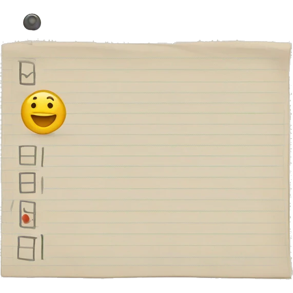 checklist emoji