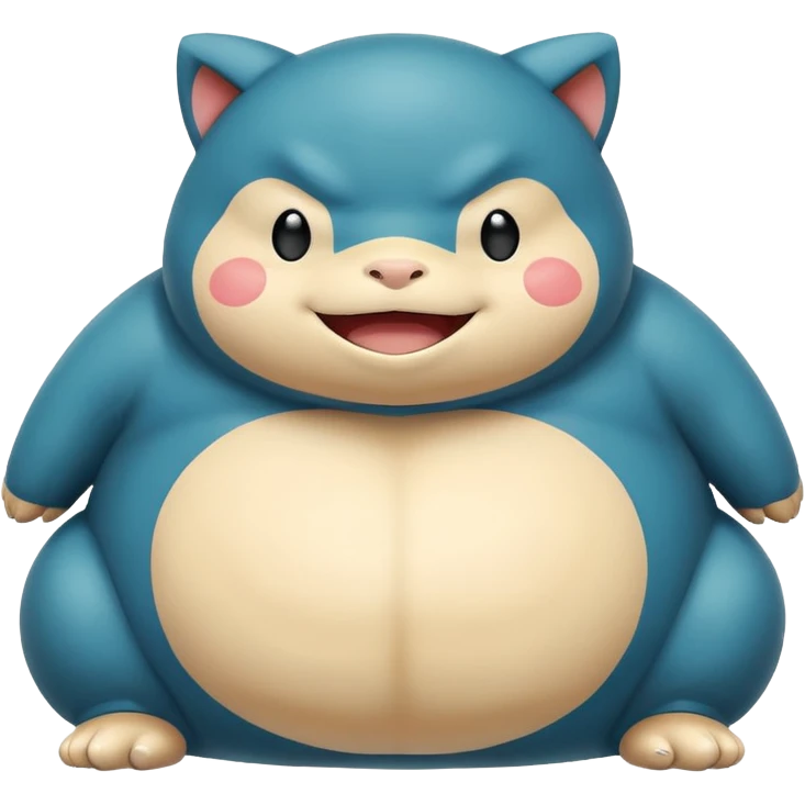 Happy new year Snorlax icon emoji
