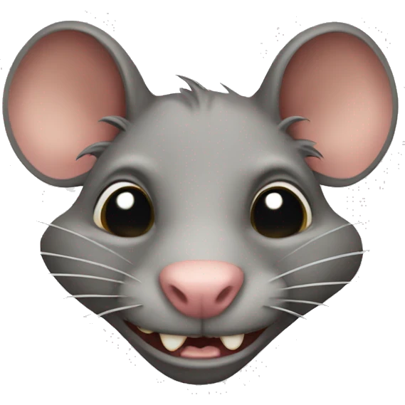 Ugly rat emoji