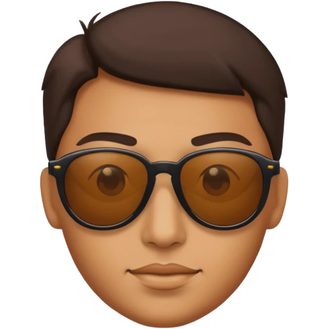 Face with sunglasses emoji