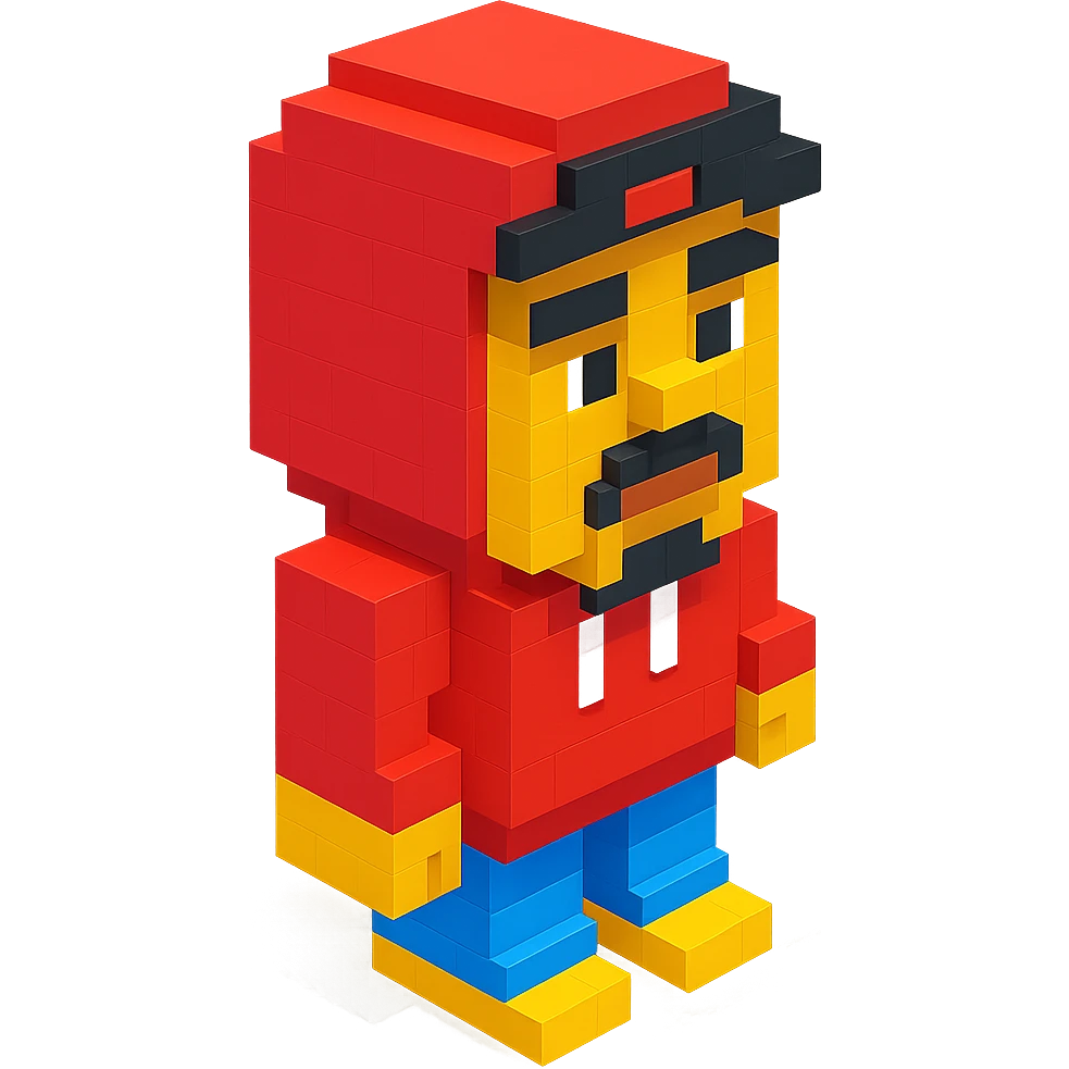 Lego version of 2Pac wearing a hoodie emoji