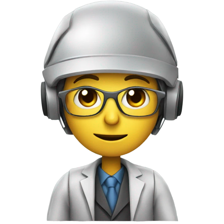 human robot consultant emoji