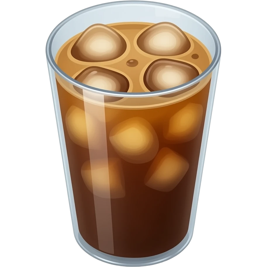 Iced chai tea latte emoji