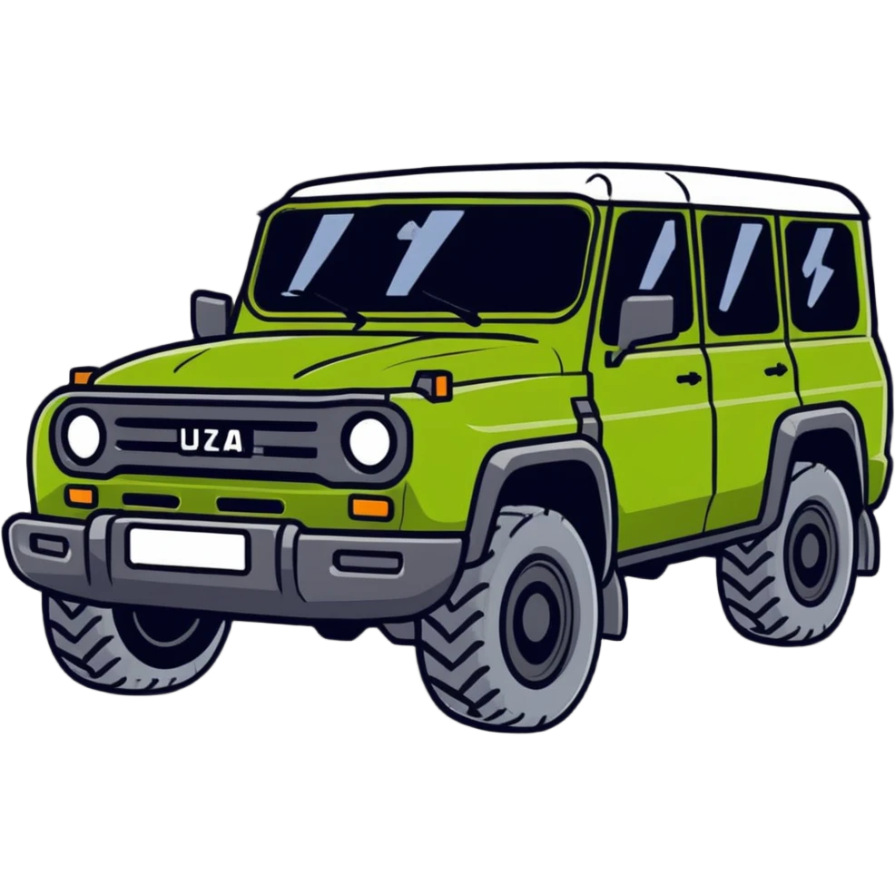 UAZ Patriot Russian 4x4 SUV with rugged appearance emoji