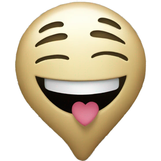 A smiling heart surrounded by money bills flying around  emoji