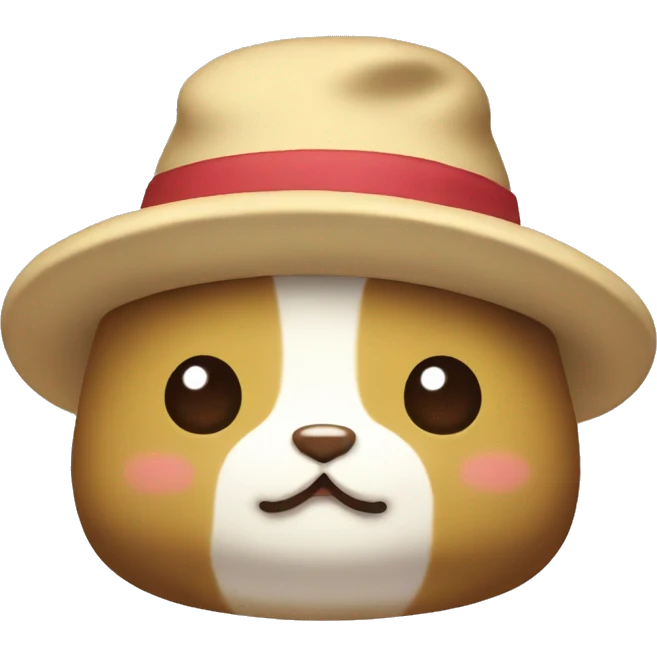 sanrio pompompurin with brown hat emoji