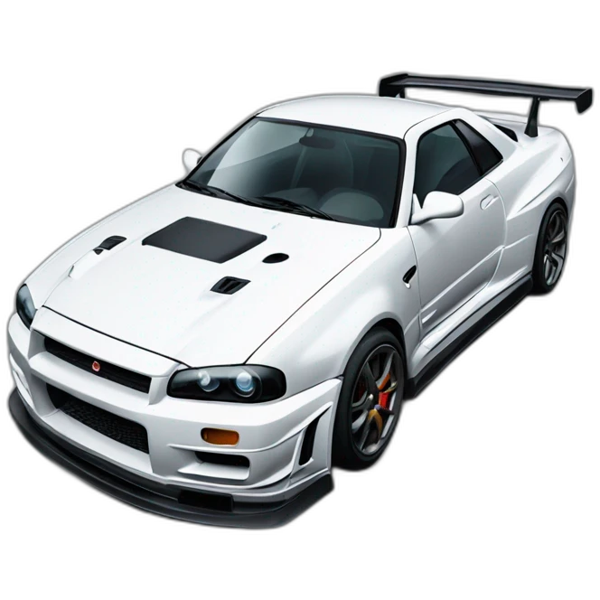 voiture gtr r34 emoji