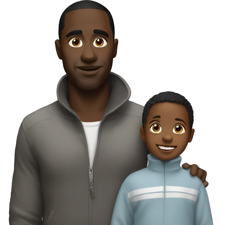 Diddy with a child emoji
