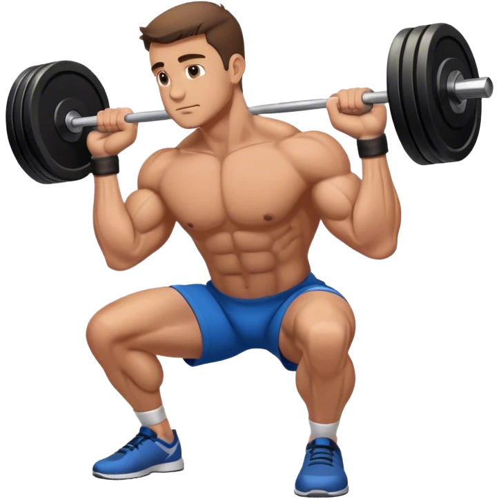 man weighted wrist curl emoji