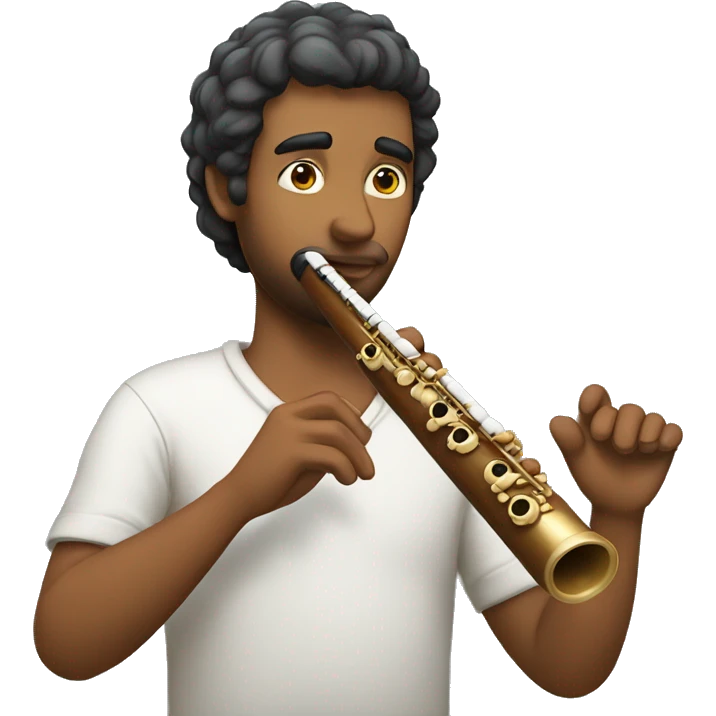 slodier playing flute emoji