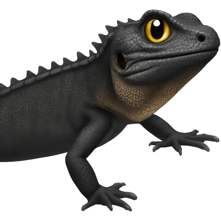 Black Lizard  emoji
