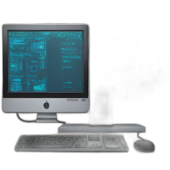 brain and computer emoji