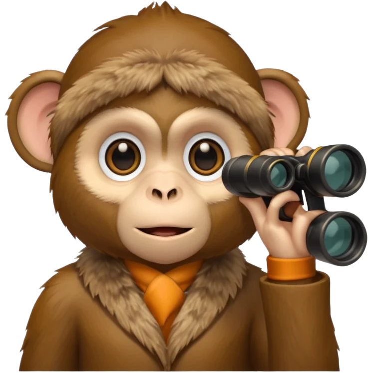 monkey binocular emoji