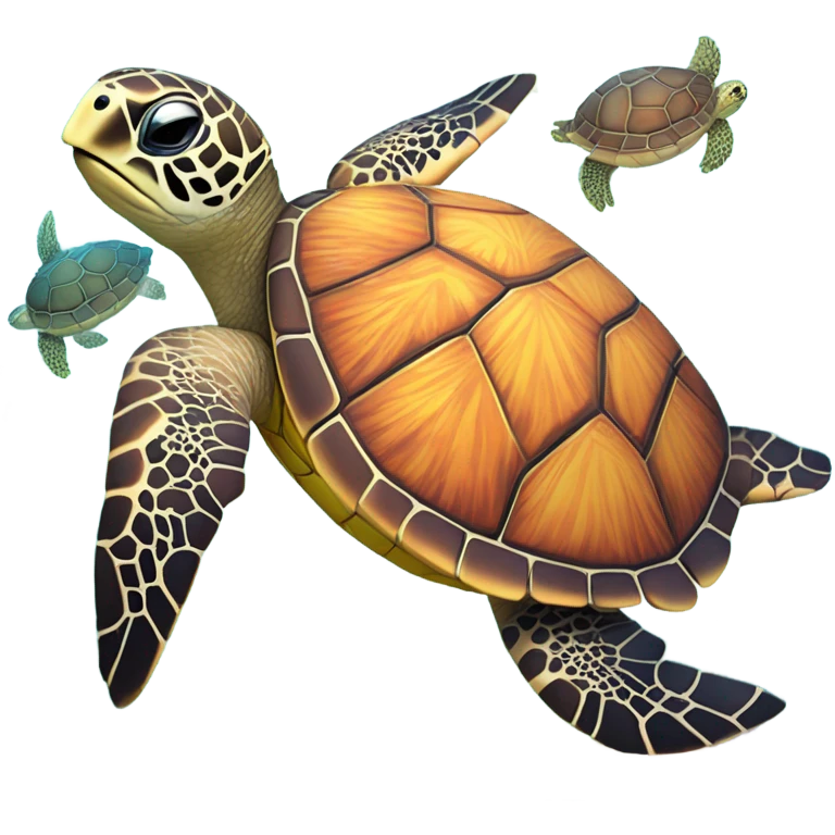 Sea turtles fantasy emoji