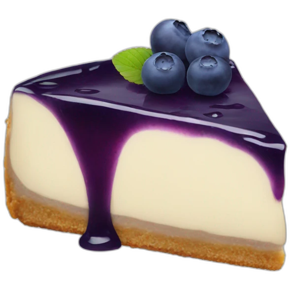 blueberry cheesecake emoji